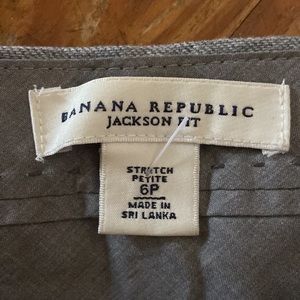 Banana Republic WOOL Jackson fit gray pants Very attractive fit and WARM